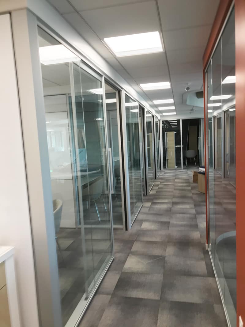 ClearFX Office corridor windows cleaned