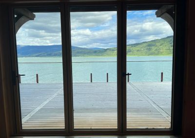 Clear Glass and Railings