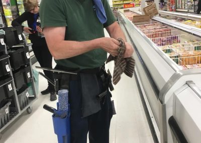 ClearFX Richard cleaning at the Vernon SuperStore